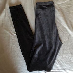 American Apparel velvet leggings